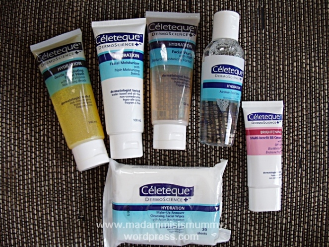 I am now a Celeteque convert! I love how the moisturizer does not feel sticky and cake-y.